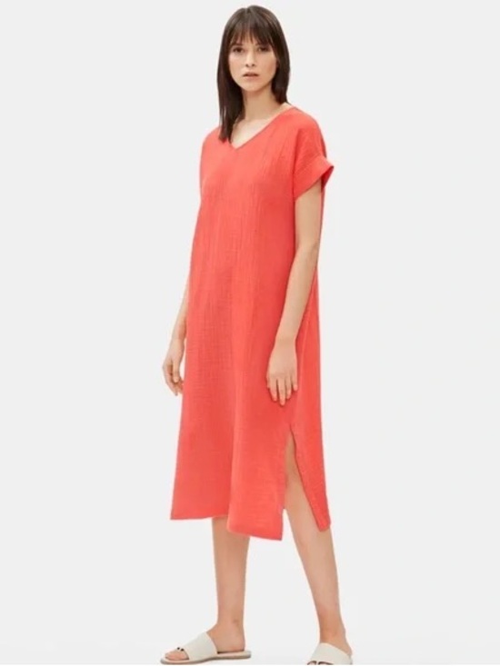 Eileen Fisher Dresses & Skirts - Eileen Fisher cotton gauze dress